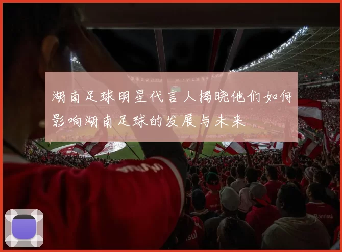 湖南足球明星代言人揭晓他们如何影响湖南足球的发展与未来