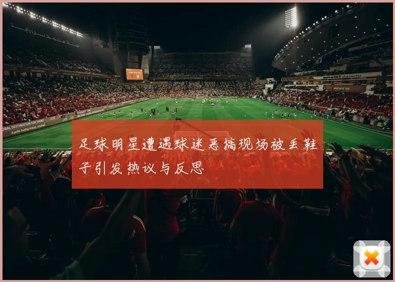 足球明星遭遇球迷恶搞现场被丢鞋子引发热议与反思